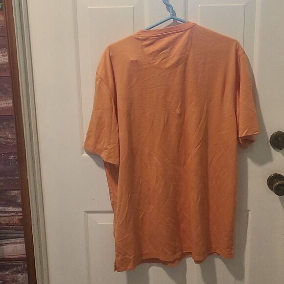 Men's XL Orange Short Sleeve Van Heusen Shirt - Picture 6 of 6